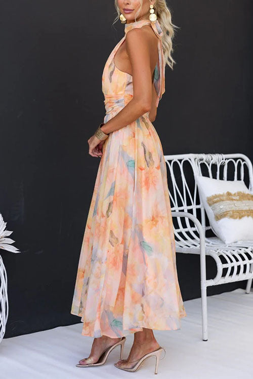 Ava™ | Vestido Estampado Largo