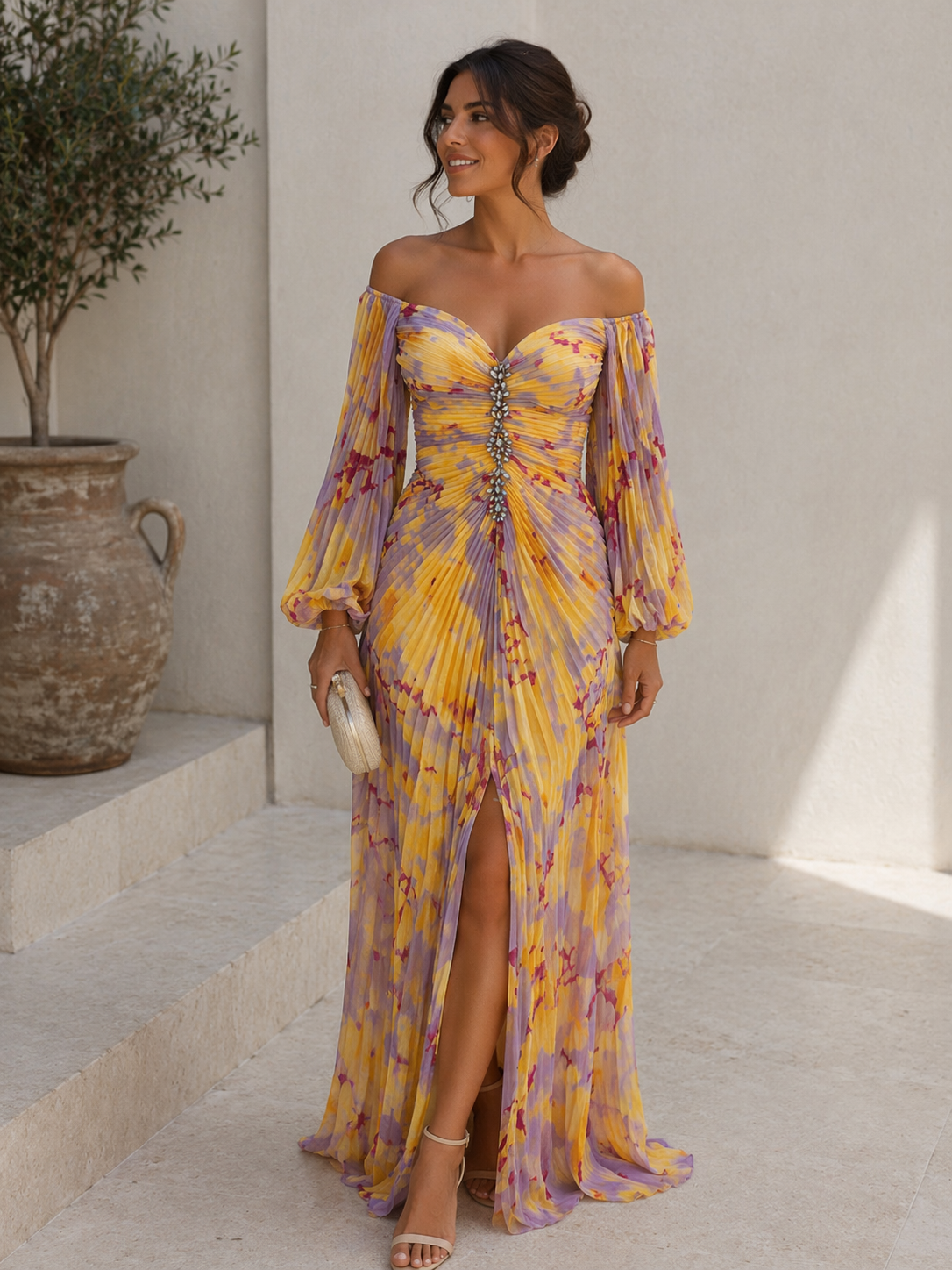 Alessia™ | Vestido Sofisticado con Escote en V