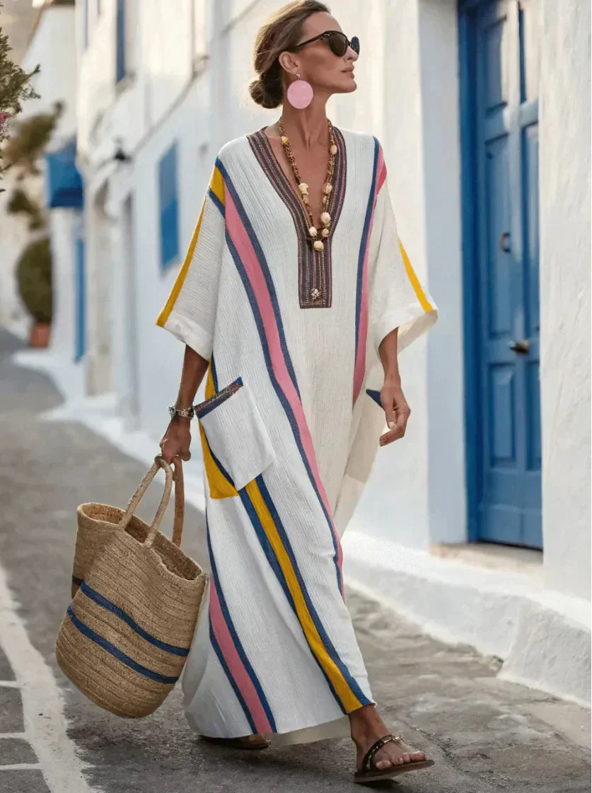 Dalia Atelier™ Vestido Mediterráneo Fluido