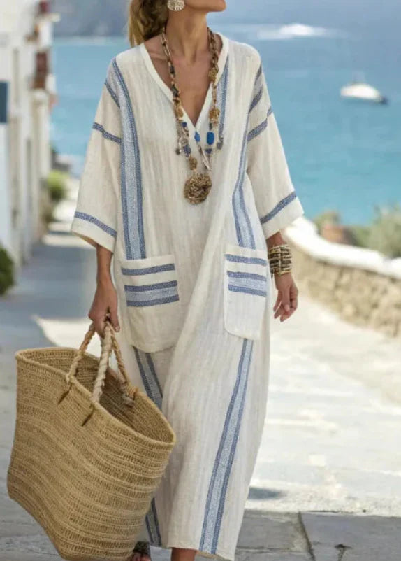 Dalia Atelier™ Vestido Mediterráneo Fluido