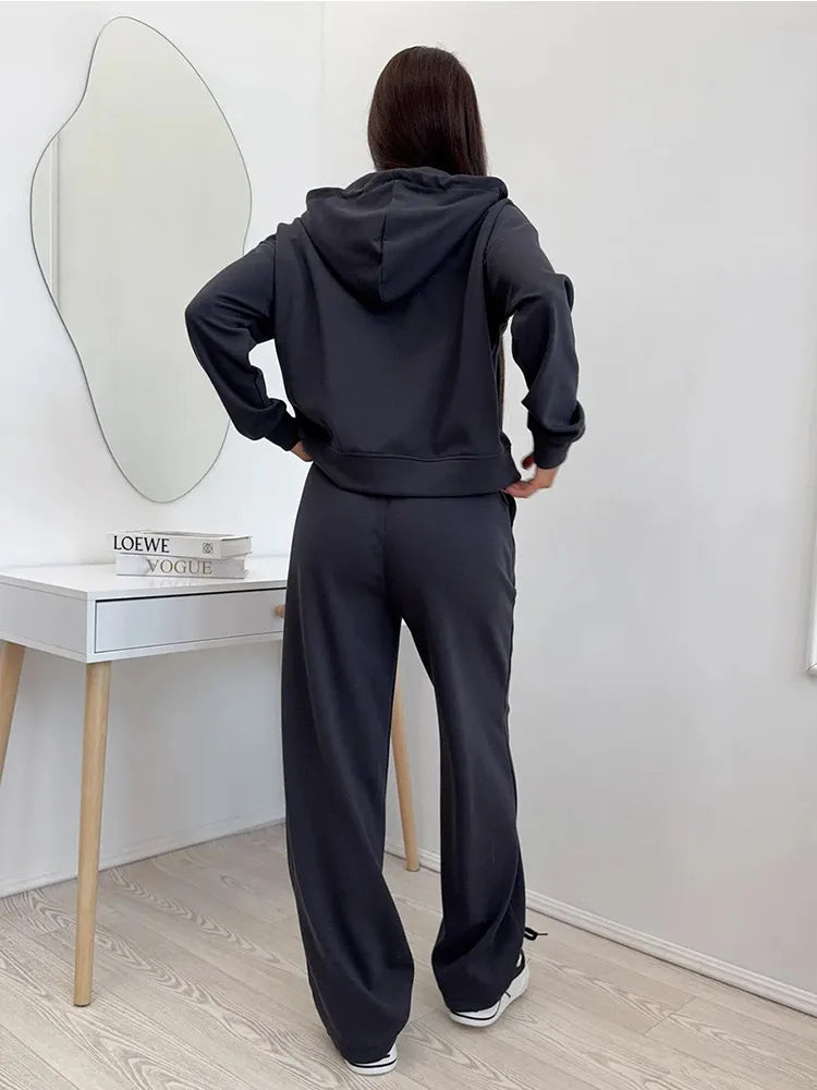 Sportswear Hooded Sweatshirt Set 2 Piezas