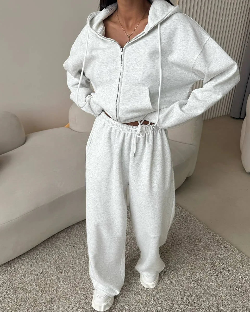Sportswear Hooded Sweatshirt Set 2 Piezas