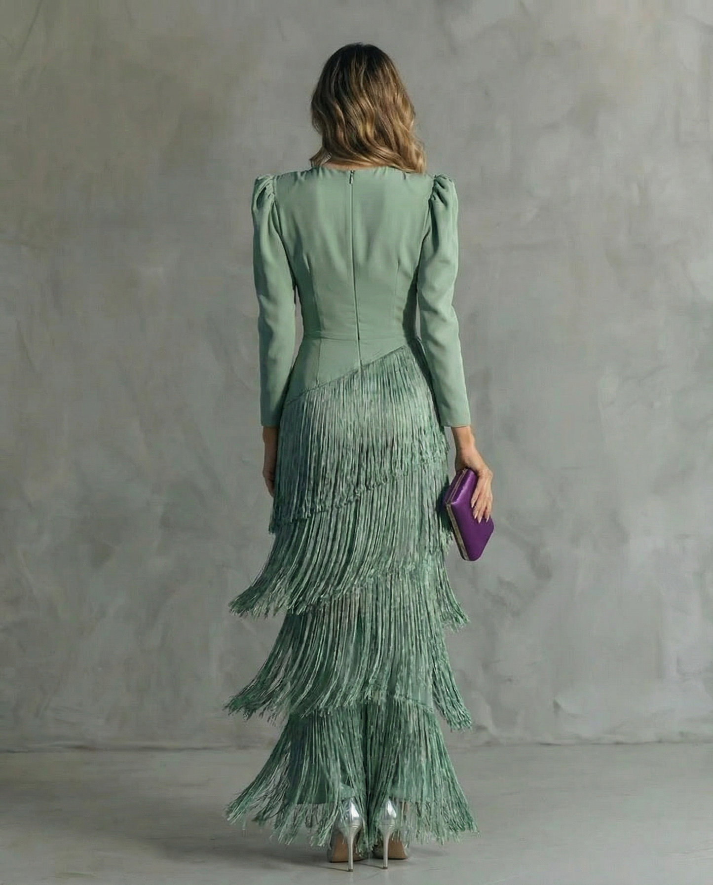 Vestido Riviera · Elegante vestido De Flecos